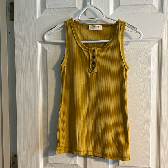 Lightweight Ribbed Tank Top - Picture 1 of 3